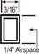 Framer Supply Archival Glass & Art Spacer – Black 1/4", 60 Ft Solid Bundle (12 x 5' Sticks), pH Neutral Peel-and-Stick Frame Spacer for Archival Framing & Artwork Protection